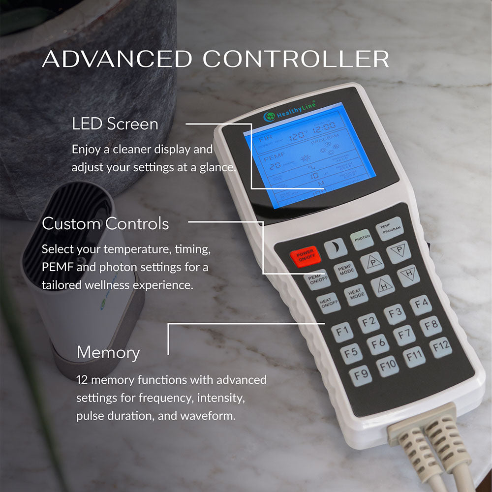 HealthyLine Platinum Mat™ Medium 3220 Firm | Photon Advanced PEMF InfraMat Pro® Far Infrared Heating Mat - Platinum-3220-PhP-adv