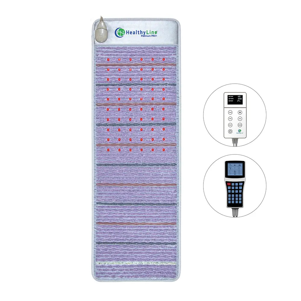 HealthyLine Platinum Mat™ Full 7224 Firm - Photon Advanced PEMF InfraMat Pro® Far Infrared Heating Mat - Platinum-7224-PhP-adv