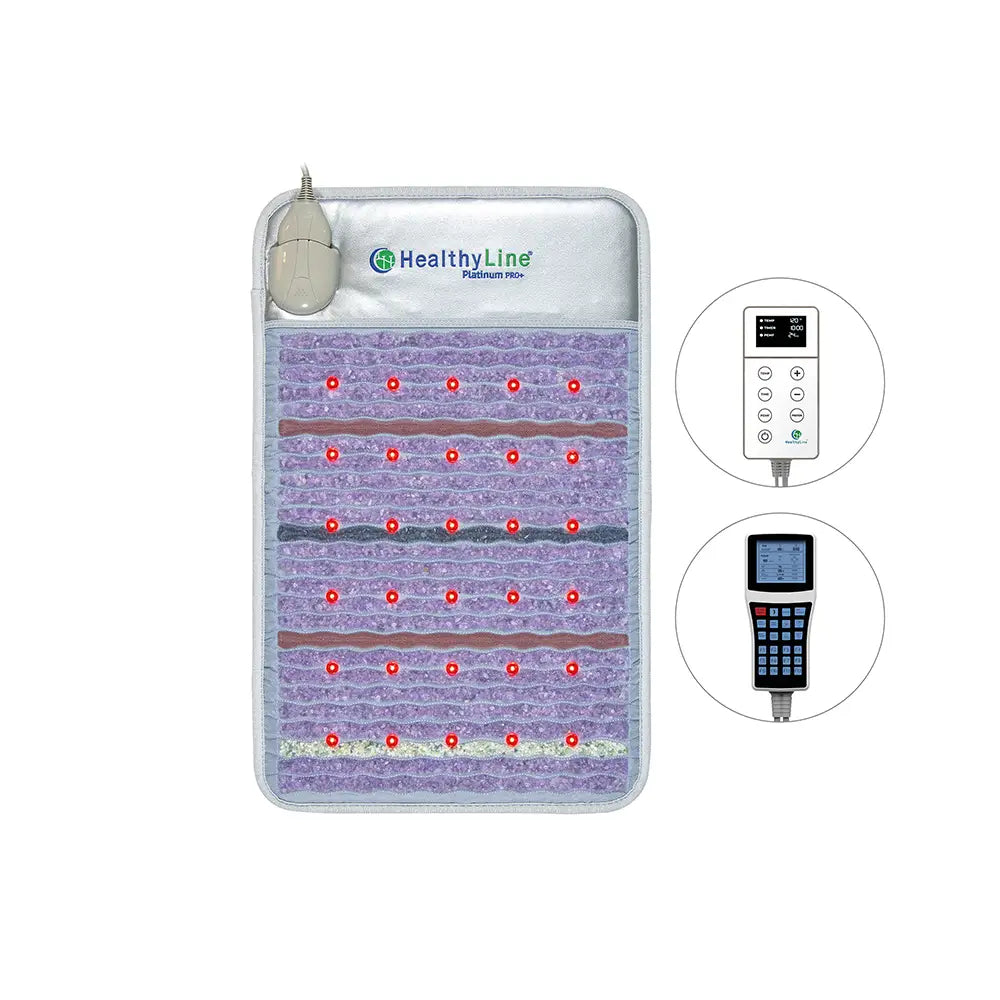 HealthyLine Platinum Mat™ Medium 3220 Firm | Photon Advanced PEMF InfraMat Pro® Far Infrared Heating Mat - Platinum-3220-PhP-adv
