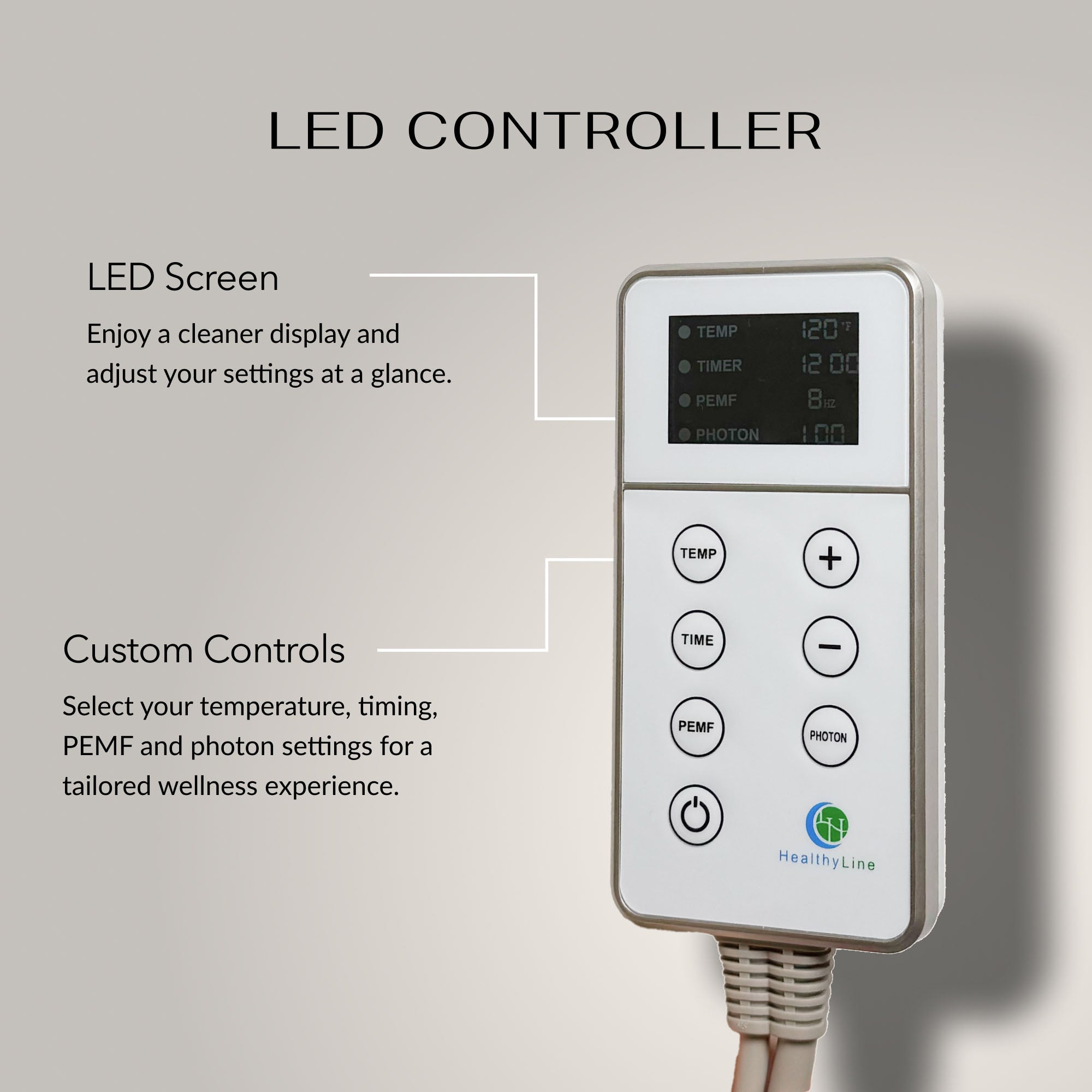 HealthyLine 360 Wrap Set TAJ (New Edition) & SOFT Full 7224 | Photon PEMF InfraMat Pro® - 360-TAJ-7224-PhP