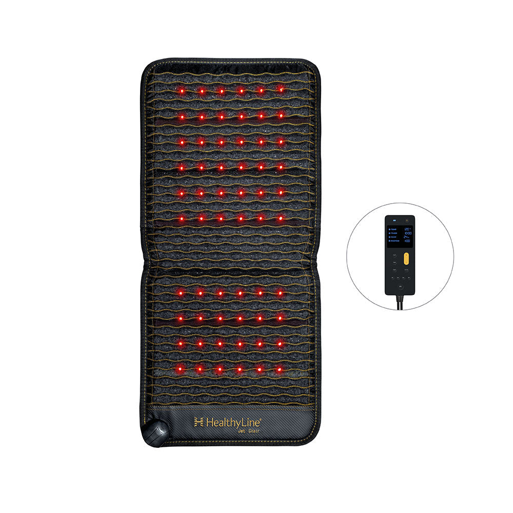 HealthyLine Jet Chair 4018 Firm | Photon PEMF InfraMat Pro® Far Infrared Heating Mat - Jet-Chair-4018-PhP