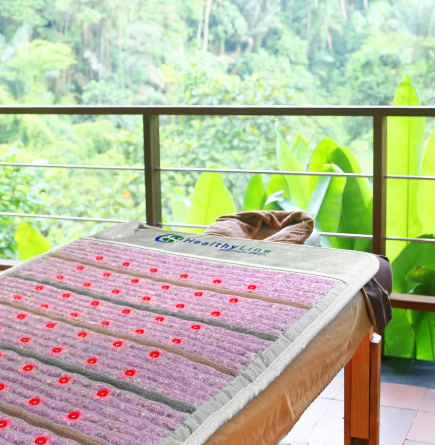 HealthyLine Platinum Mat™ Full Pro PLUS 7428 Firm | Photon Advanced PEMF InfraMat Pro® Far Infrared Heating Mat - Platinum-7428-PhP-adv