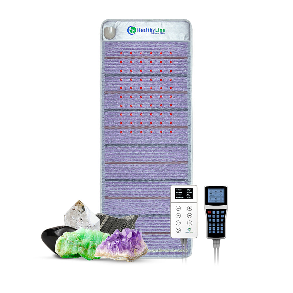 HealthyLine Platinum Mat™ Full Pro PLUS 7428 Firm | Photon Advanced PEMF InfraMat Pro® Far Infrared Heating Mat - Platinum-7428-PhP-adv