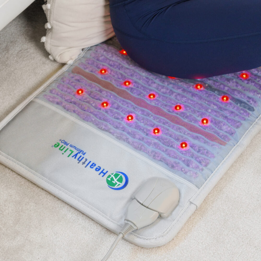 HealthyLine Platinum Mat™ Full Pro PLUS 7428 Firm | Photon Advanced PEMF InfraMat Pro® Far Infrared Heating Mat - Platinum-7428-PhP-adv