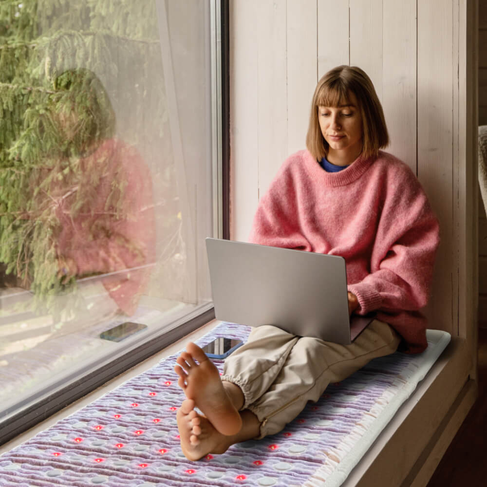 HealthyLine TAJ-Mat™ Full 7224 Firm - Photon PEMF InfraMat Pro® Far Infrared Heating Mat - TAJ-7224-PhP