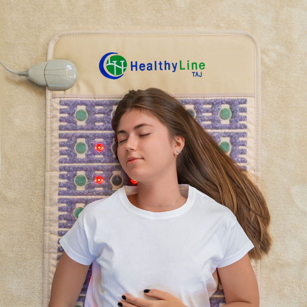 HealthyLine TAJ-Mat™ Full Pro PLUS 7428 Firm | Photon PEMF InfraMat Pro® Far Infrared Heating Mat - TAJ-7428Pro-PhP