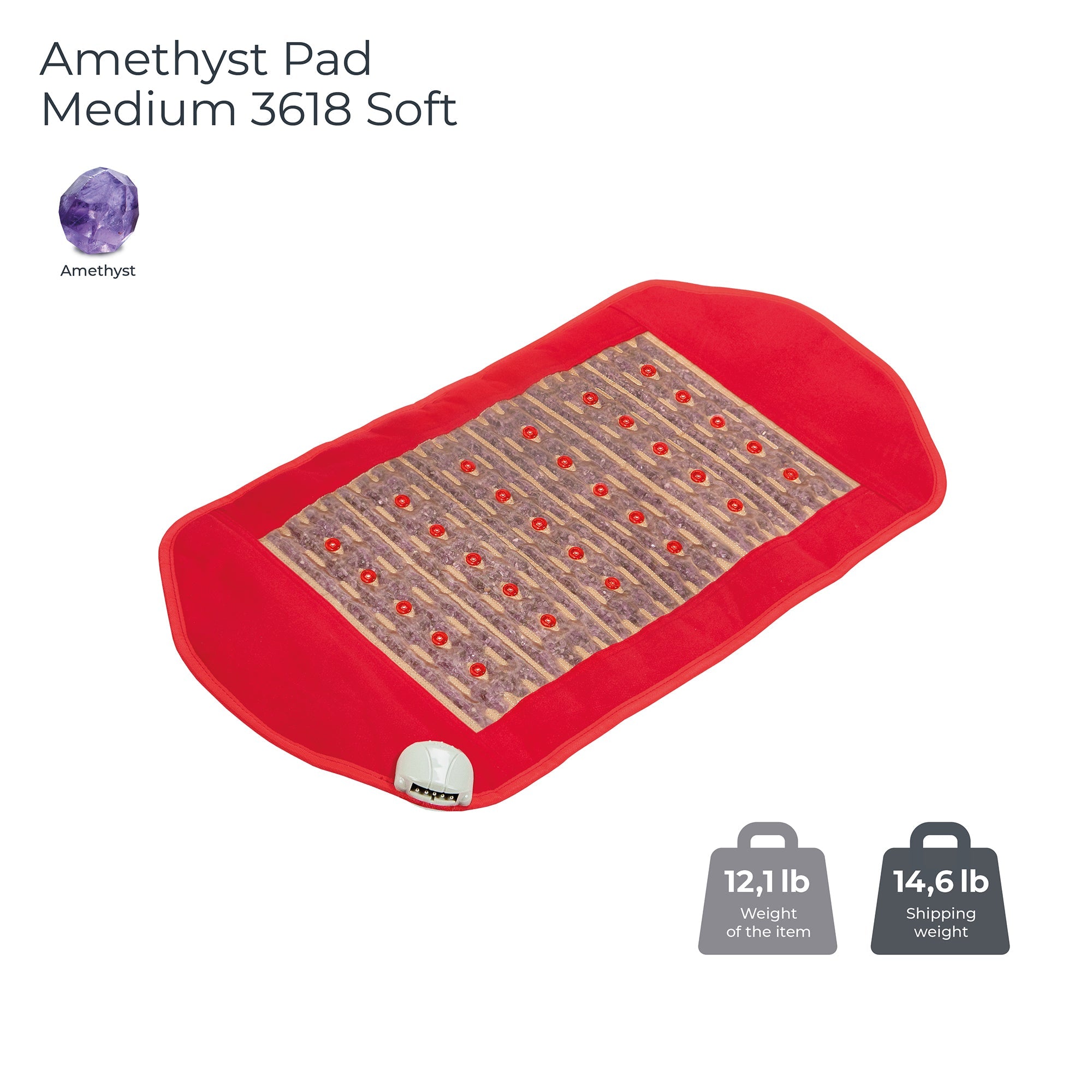 HealthyLine Amethyst Pad Medium 3618 Soft | Photon PEMF InfraMat Pro® - 06-A-3618-PhP