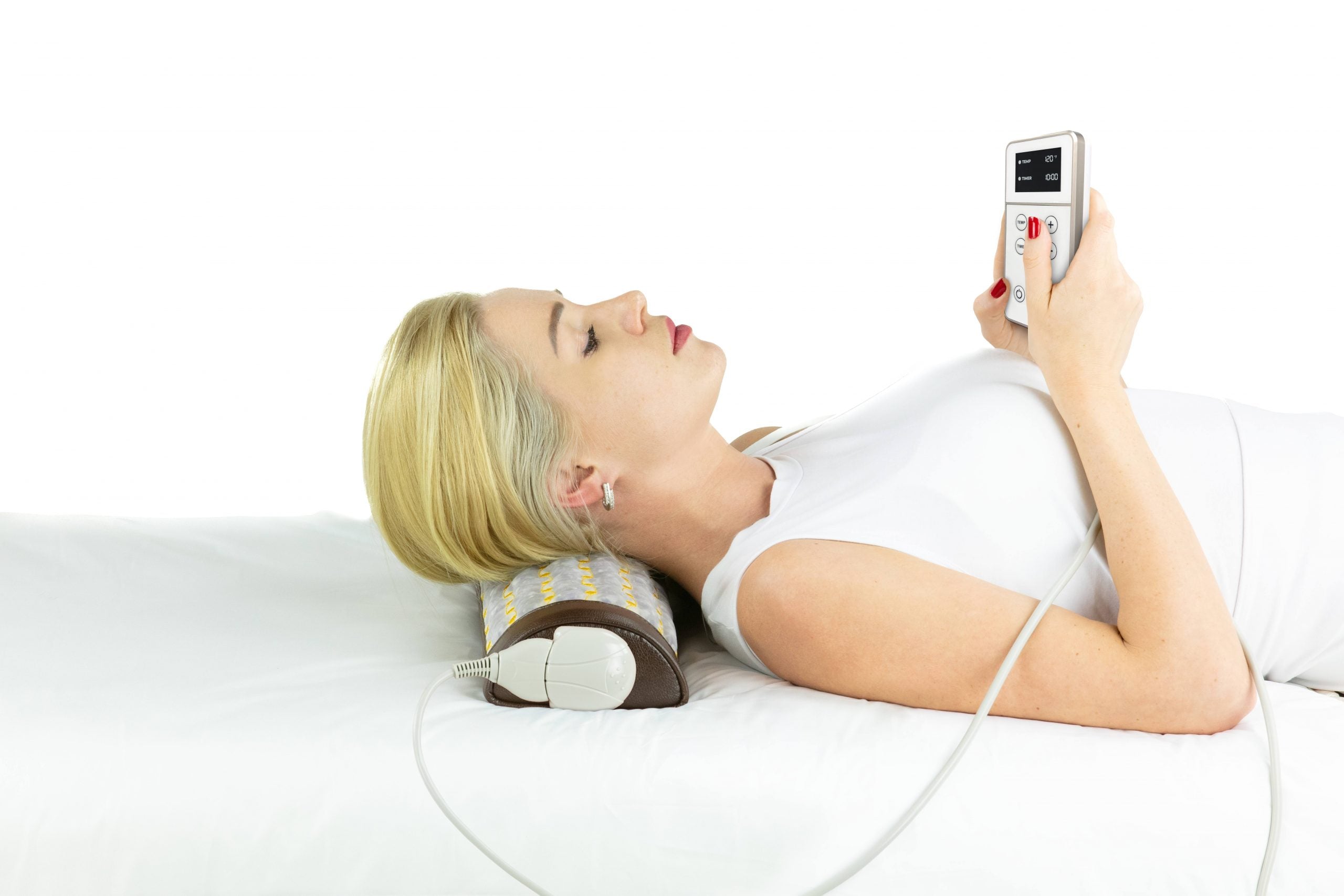 HealthyLine Amethyst Bolster Firm | Heated InfraMat Pro® - 02-A-Blst-H