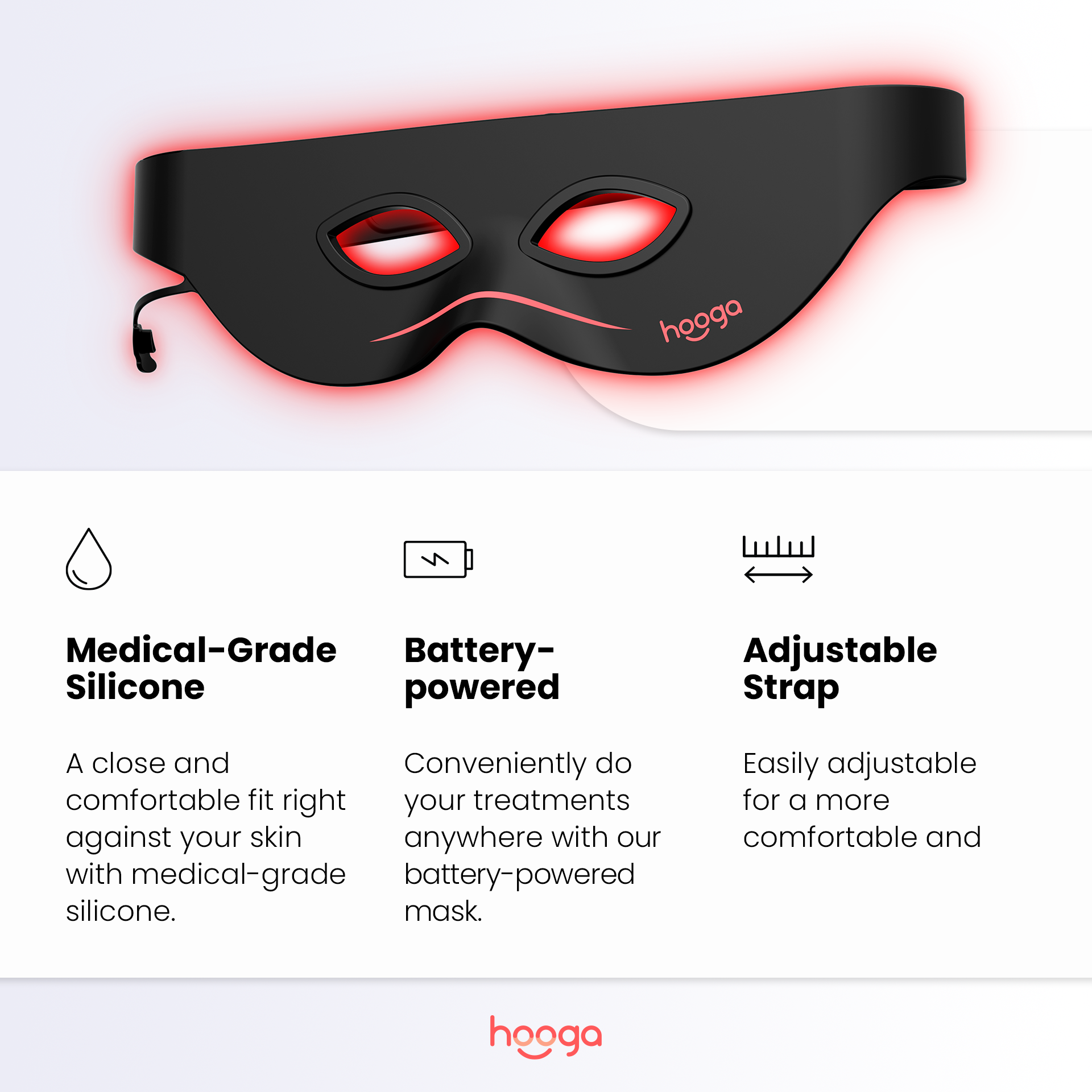 Red Light Therapy Eye Mask