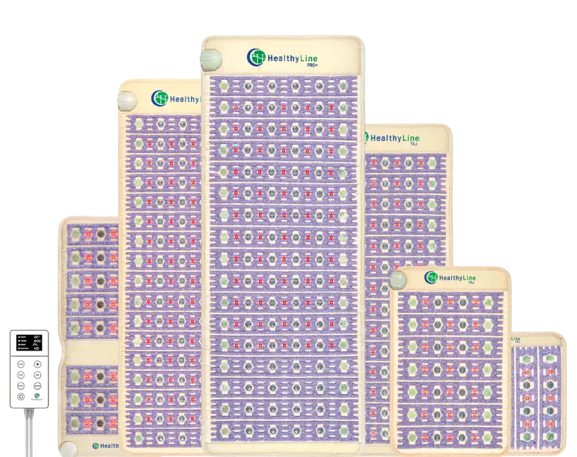 HealthyLine TAJ-Mat™ Full Short 6024 Firm | Photon PEMF InfraMat Pro® Far Infrared Heating Mat - TAJ-6024-PhP
