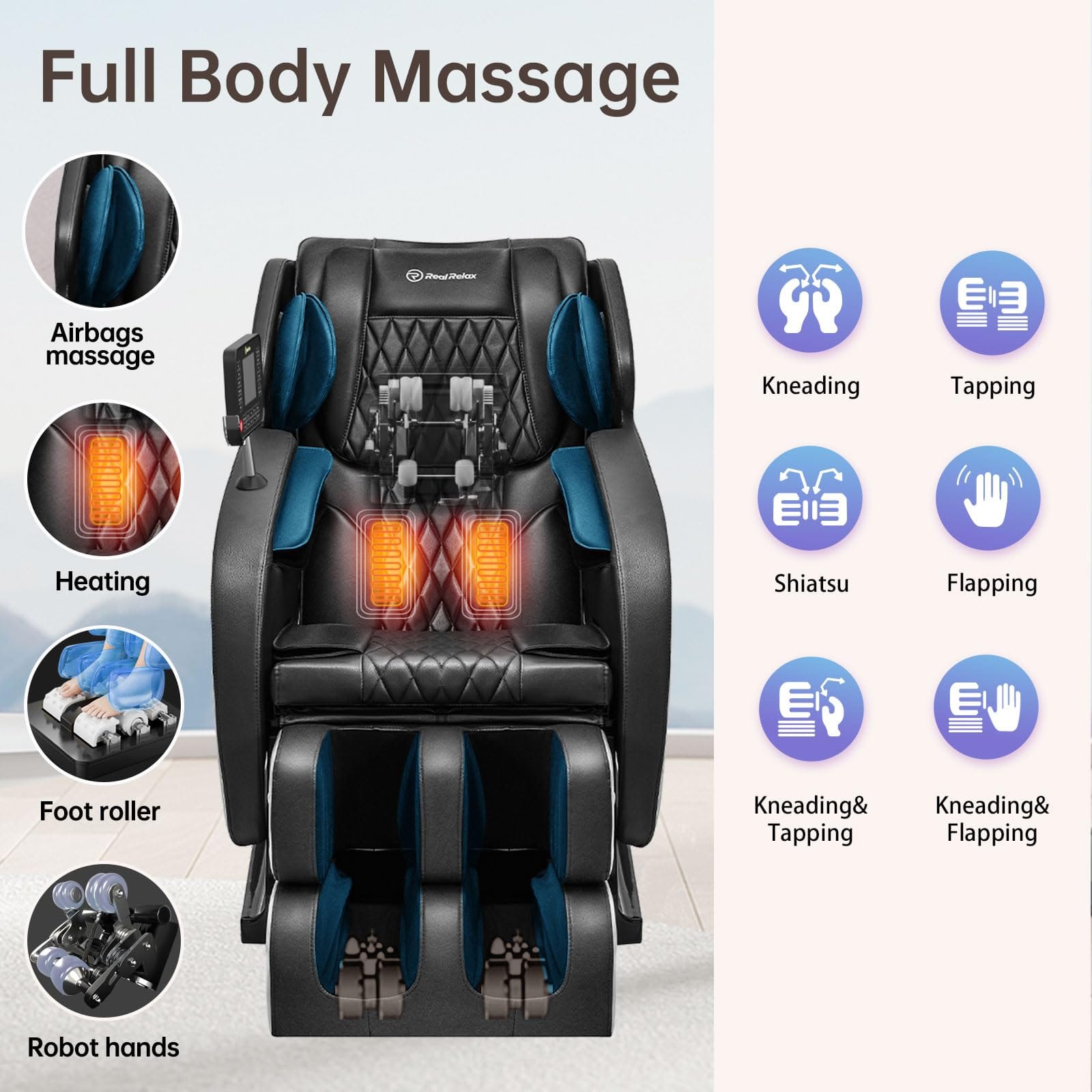 Favor-05  3D Massage Chair Black