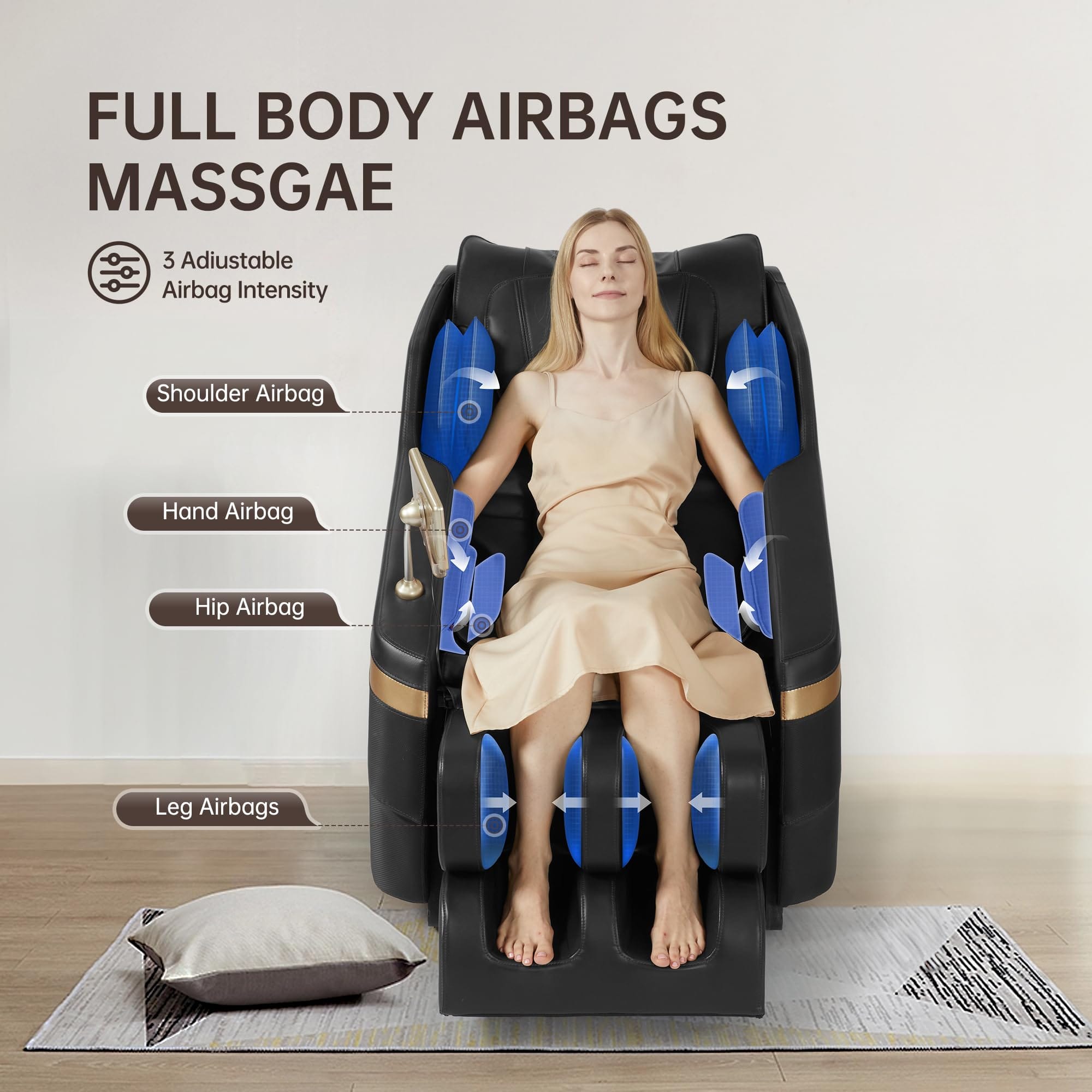 BS-02 Massage Chair Black