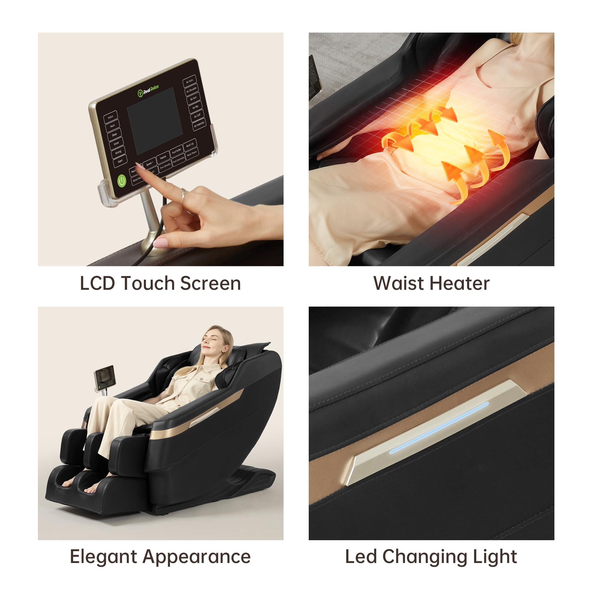 BS-02 Massage Chair Black