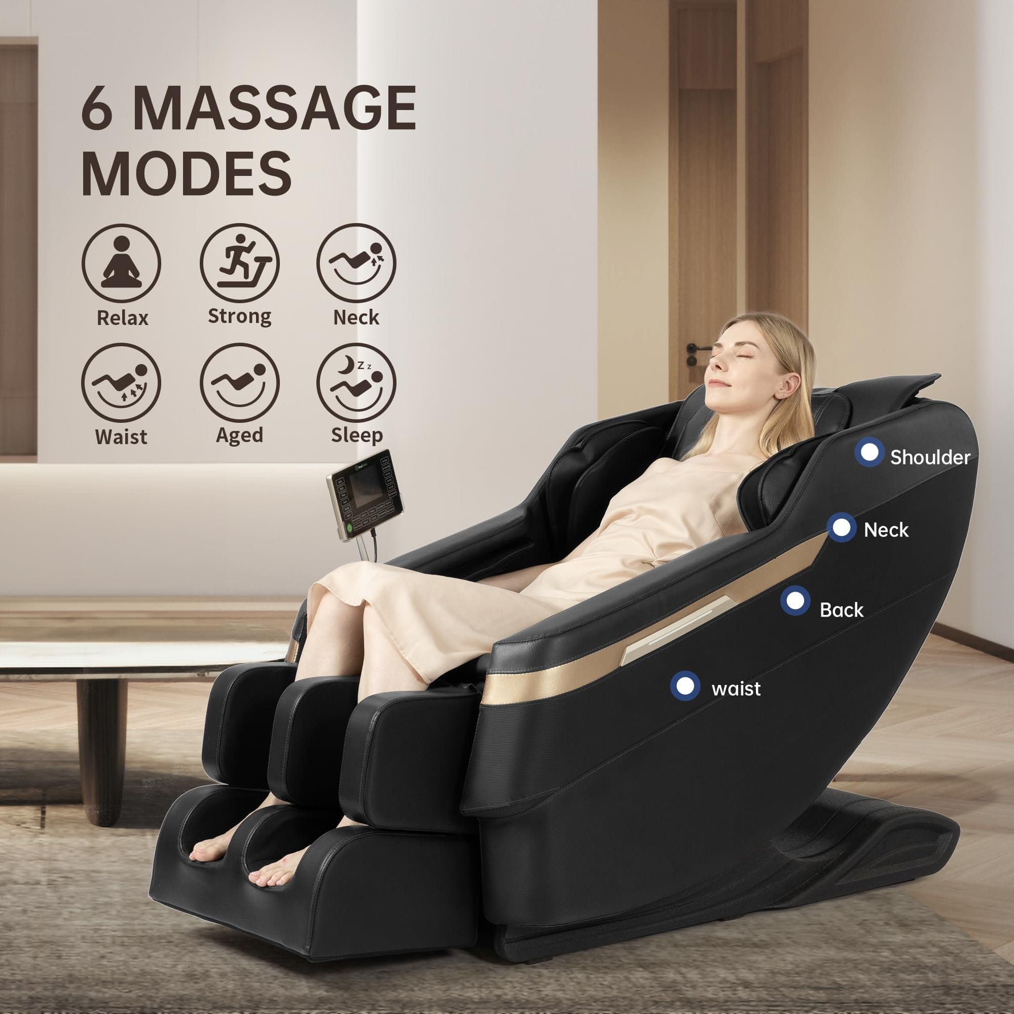 BS-02 Massage Chair Black