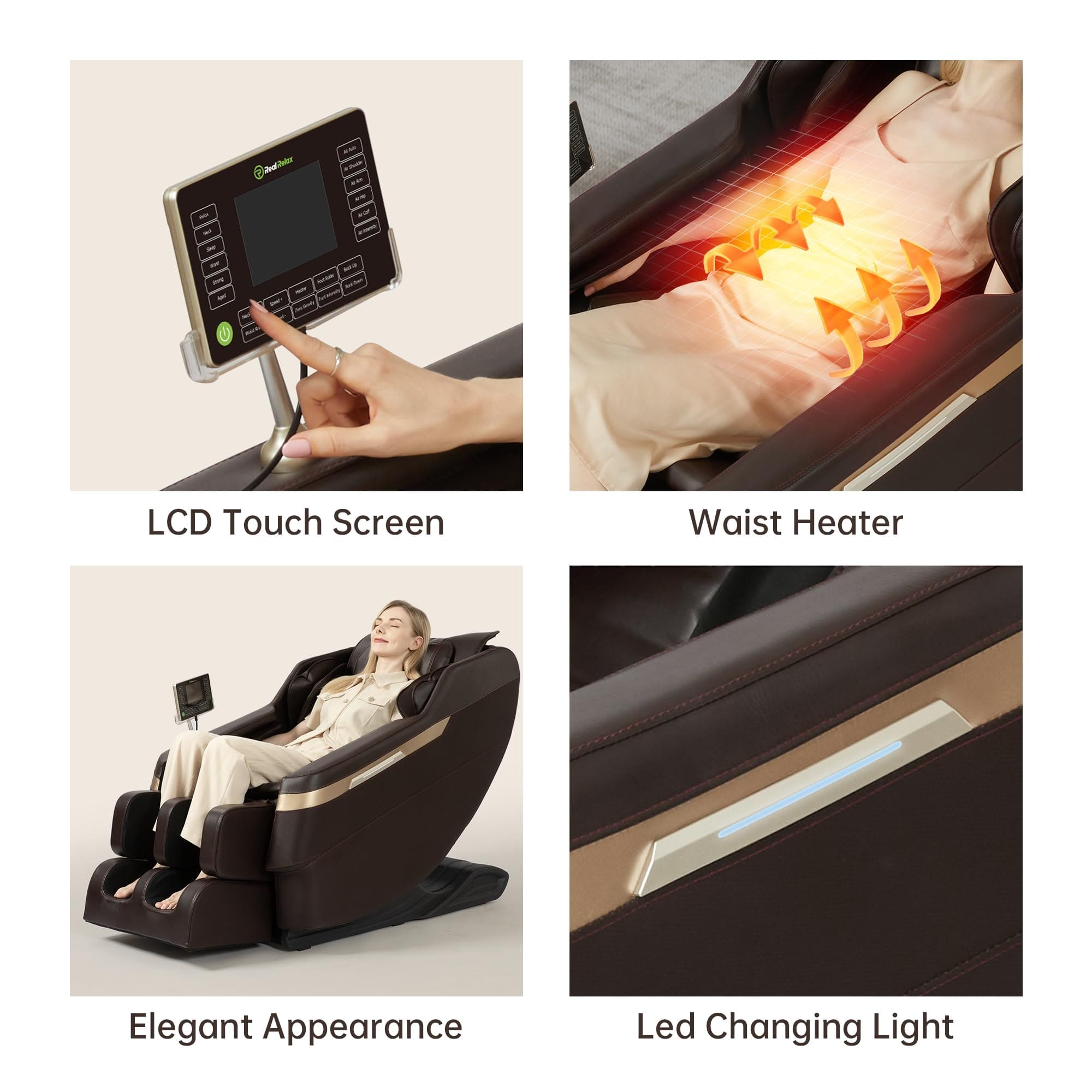 BS-02 Massage Chair Brown