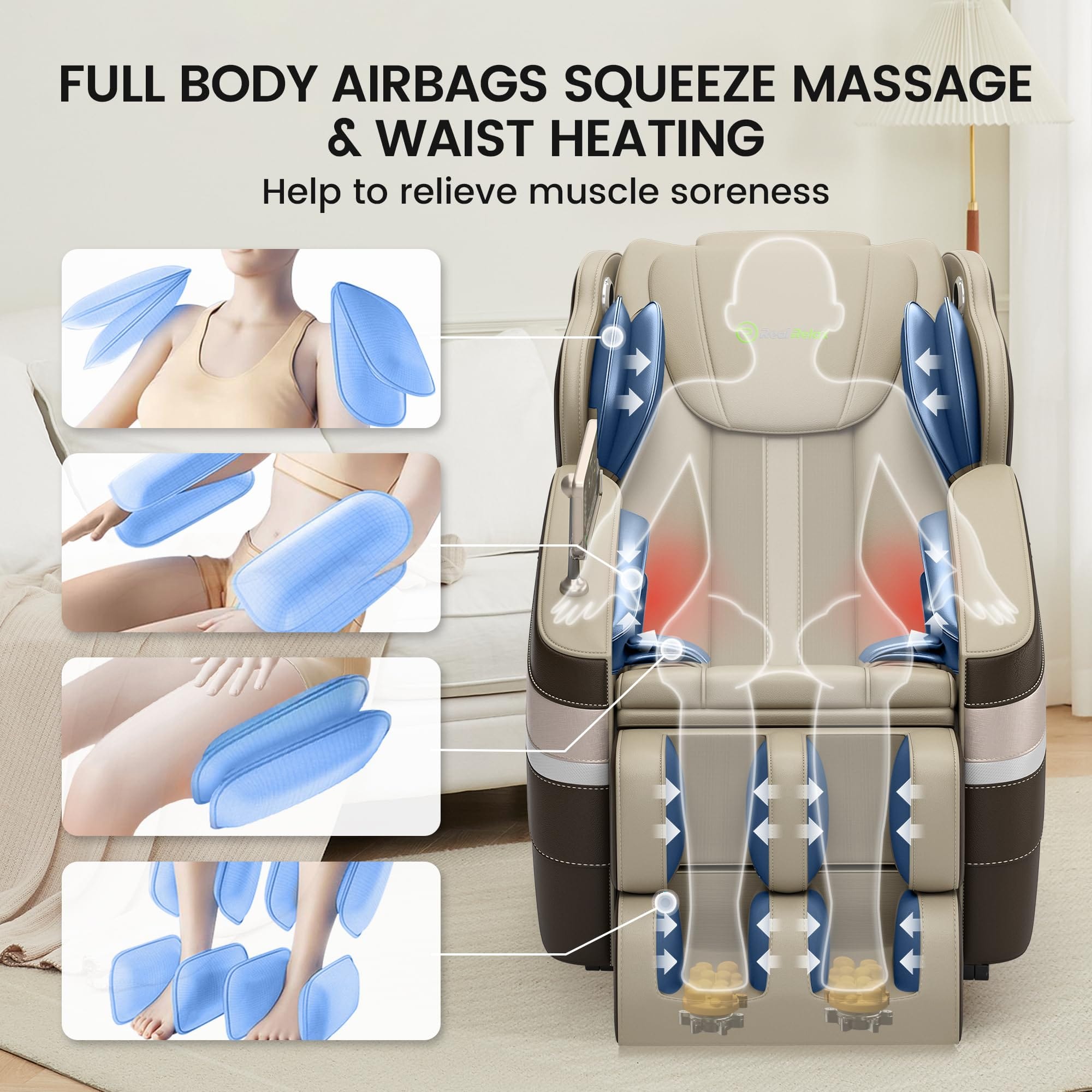 BS-04 Massage Chair Brown