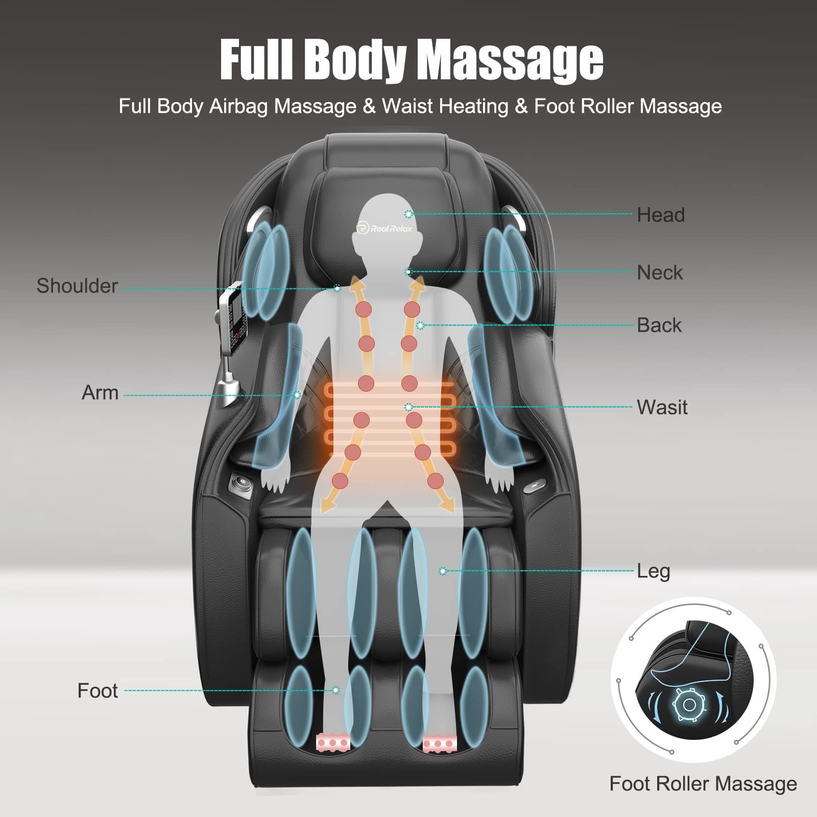Favor-06 3D Massage Chair Black
