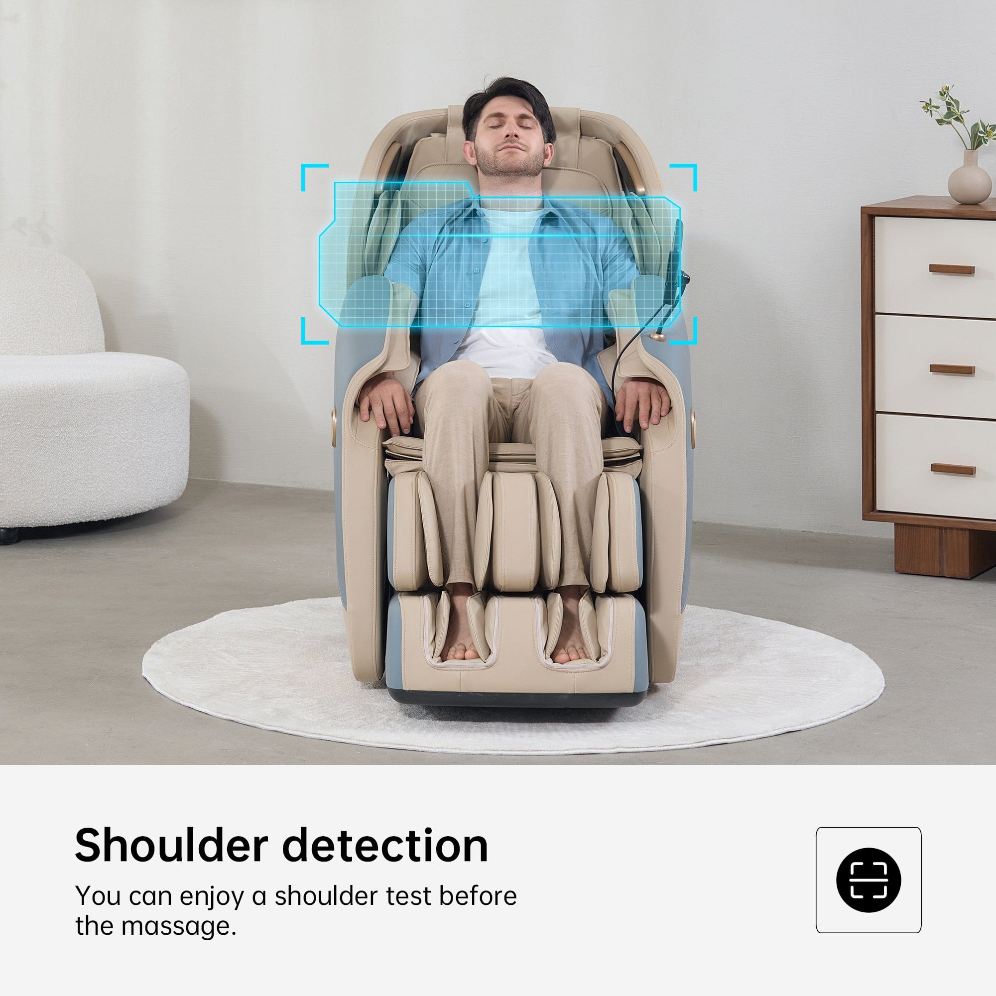 Favor-21 3D Massage Chair Blue