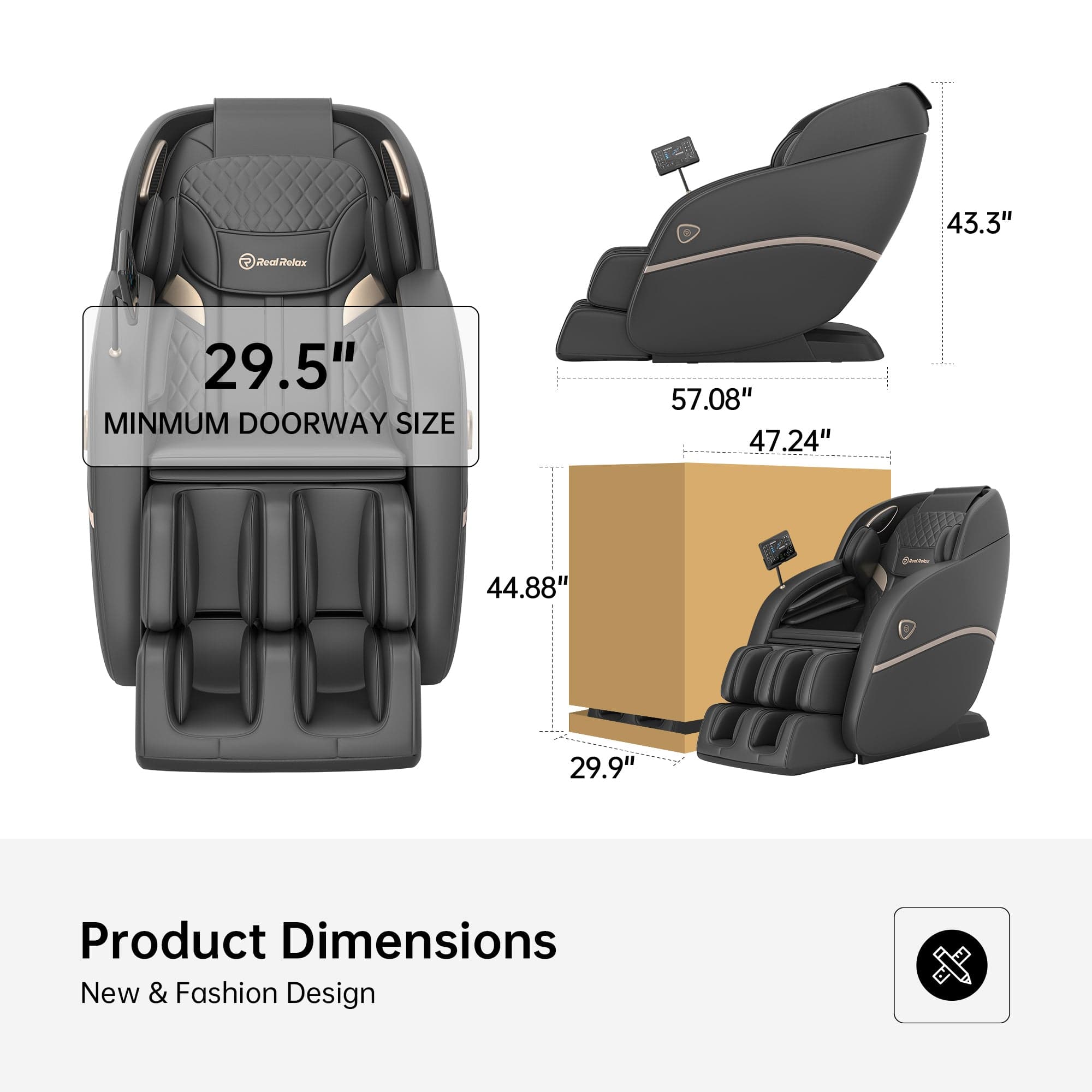 Favor-22 3D Massage Chair Black