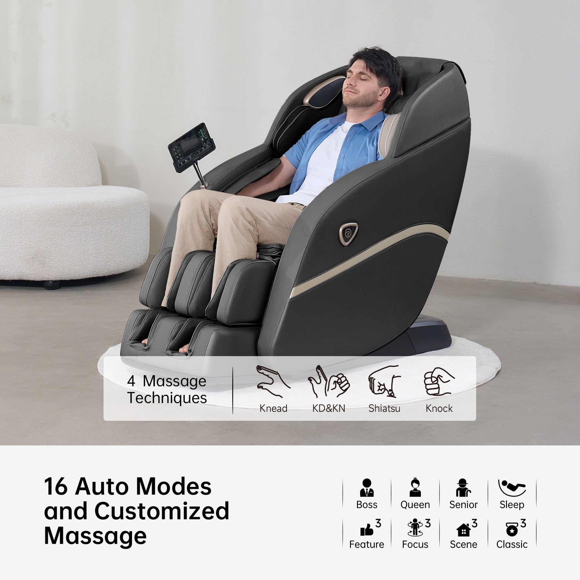 Favor-22 3D Massage Chair Black