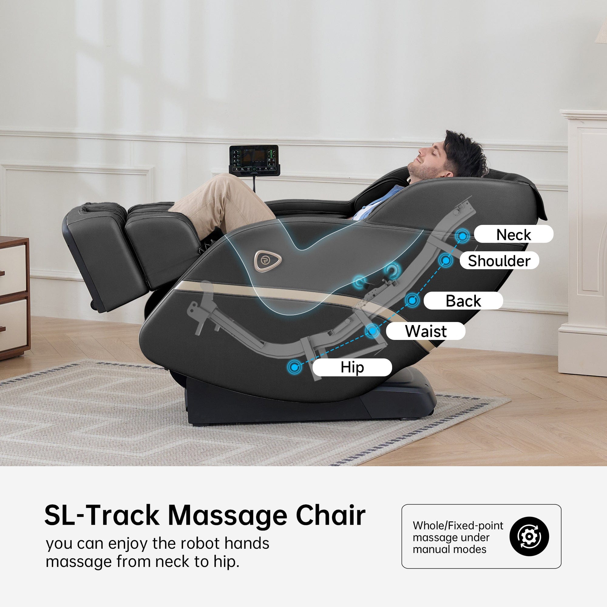 Favor-22 3D Massage Chair White