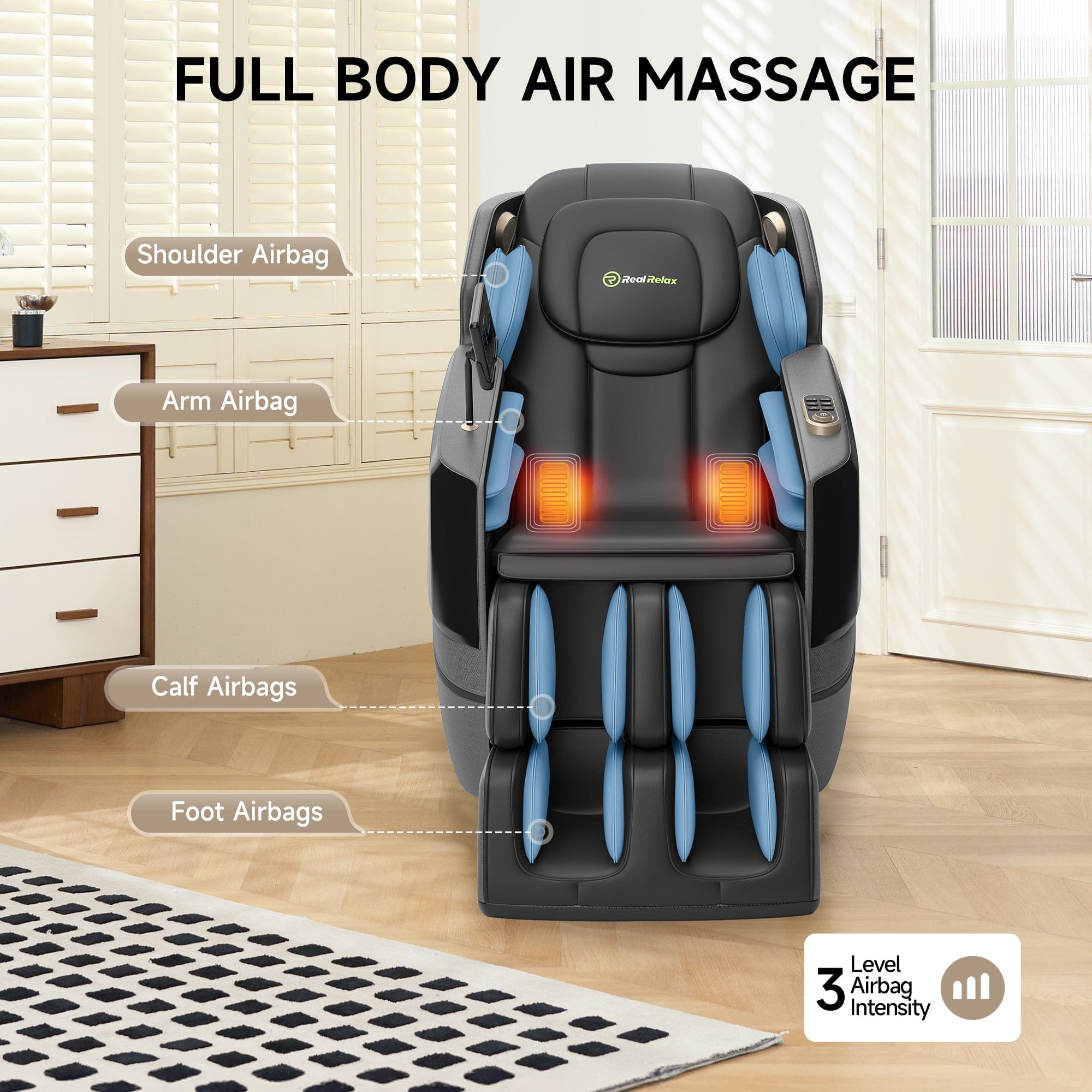 Favor-27 3D Massage Chair Black
