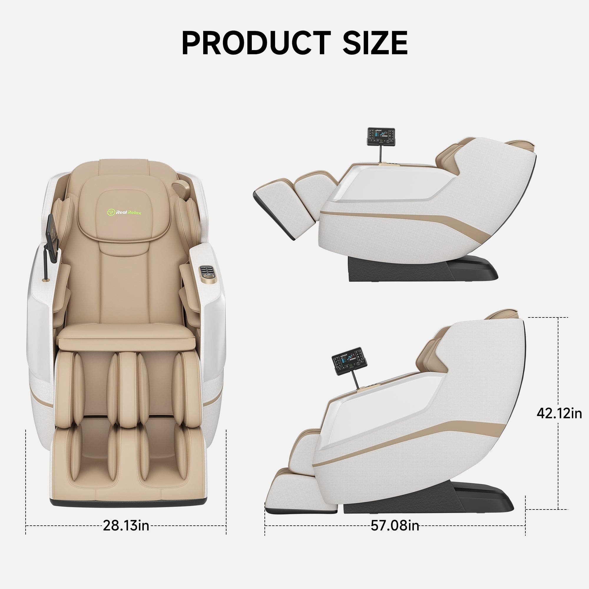 Favor-27 3D Massage Chair Khaki