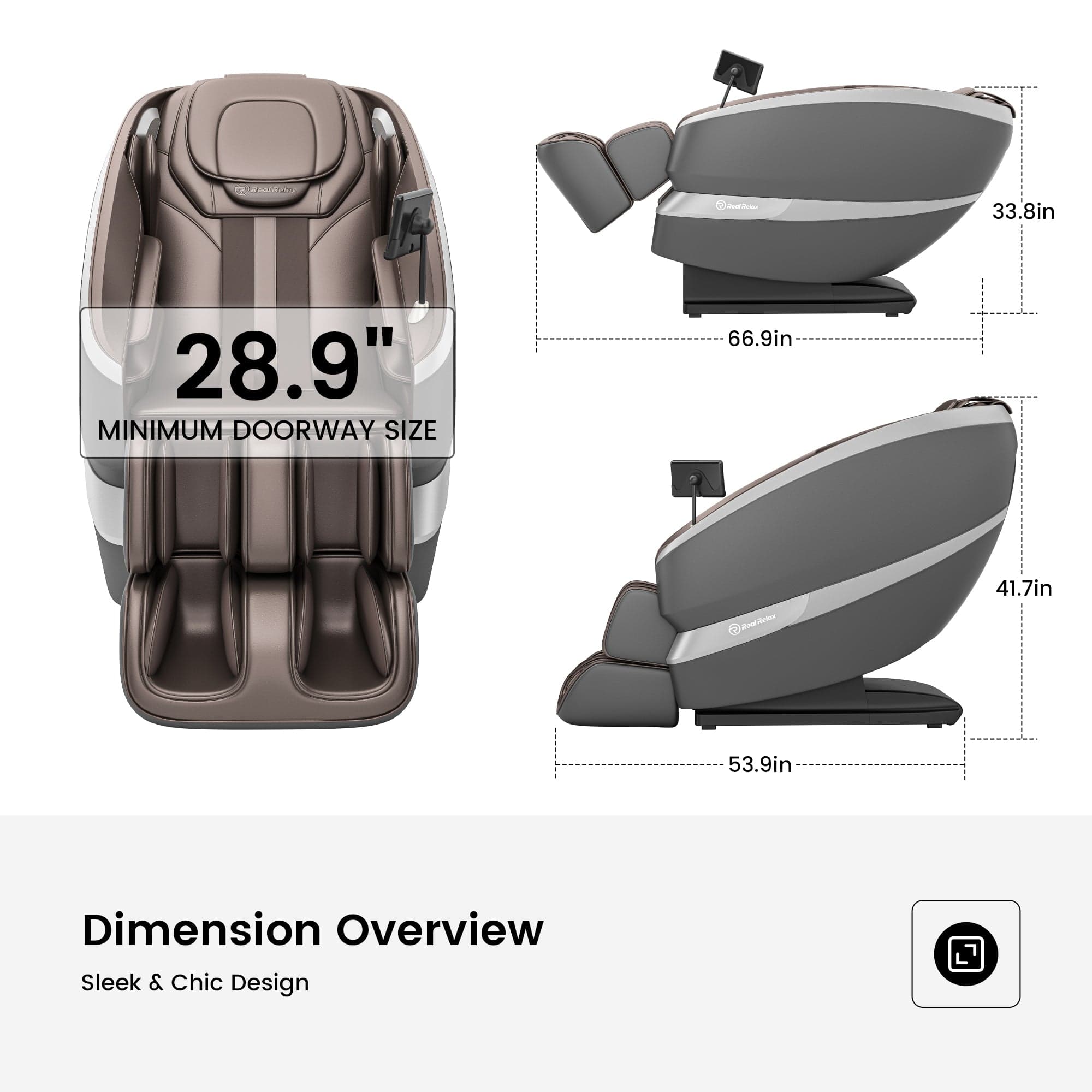 FS-01 Massage Chair Brown