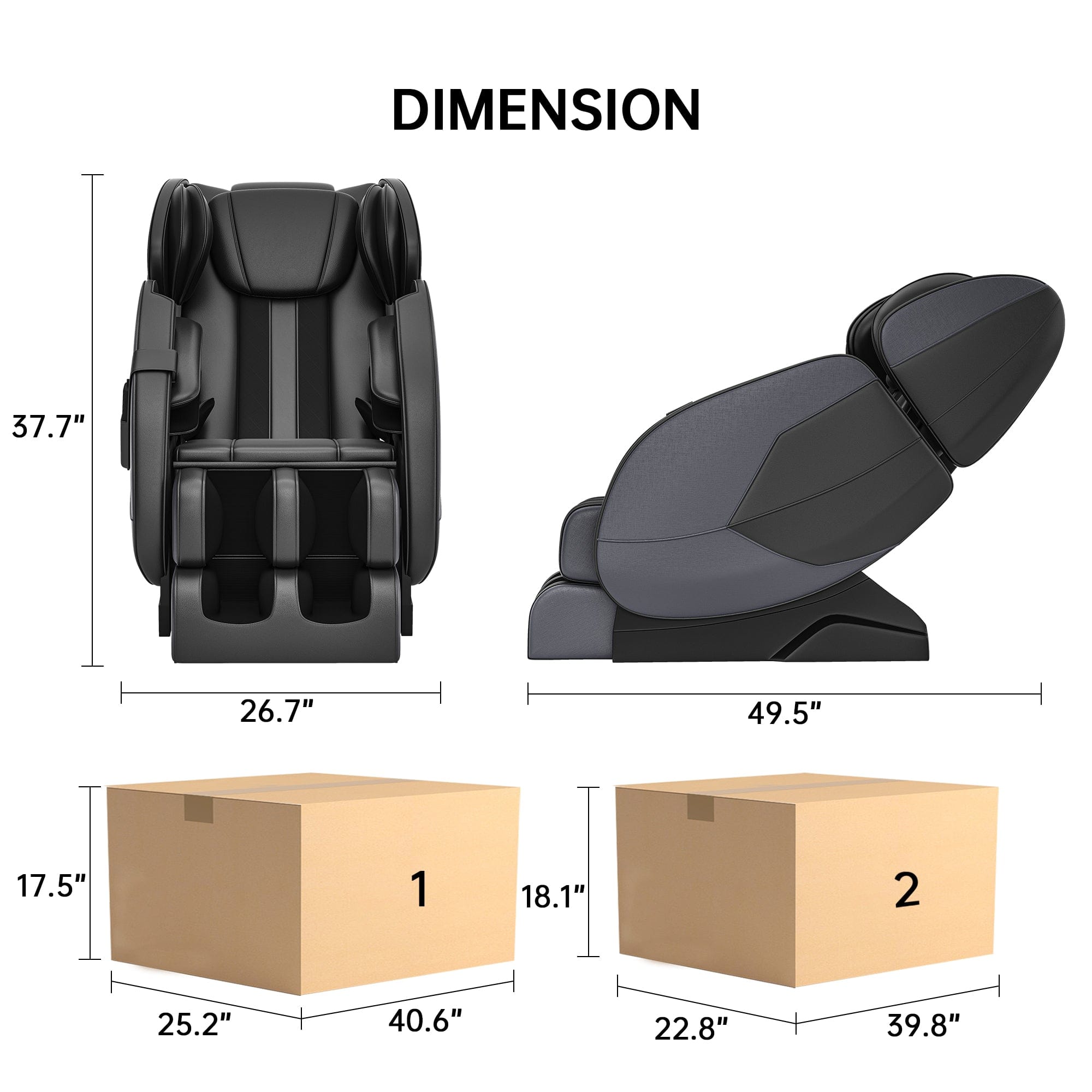 MM450 Massage Chair Black