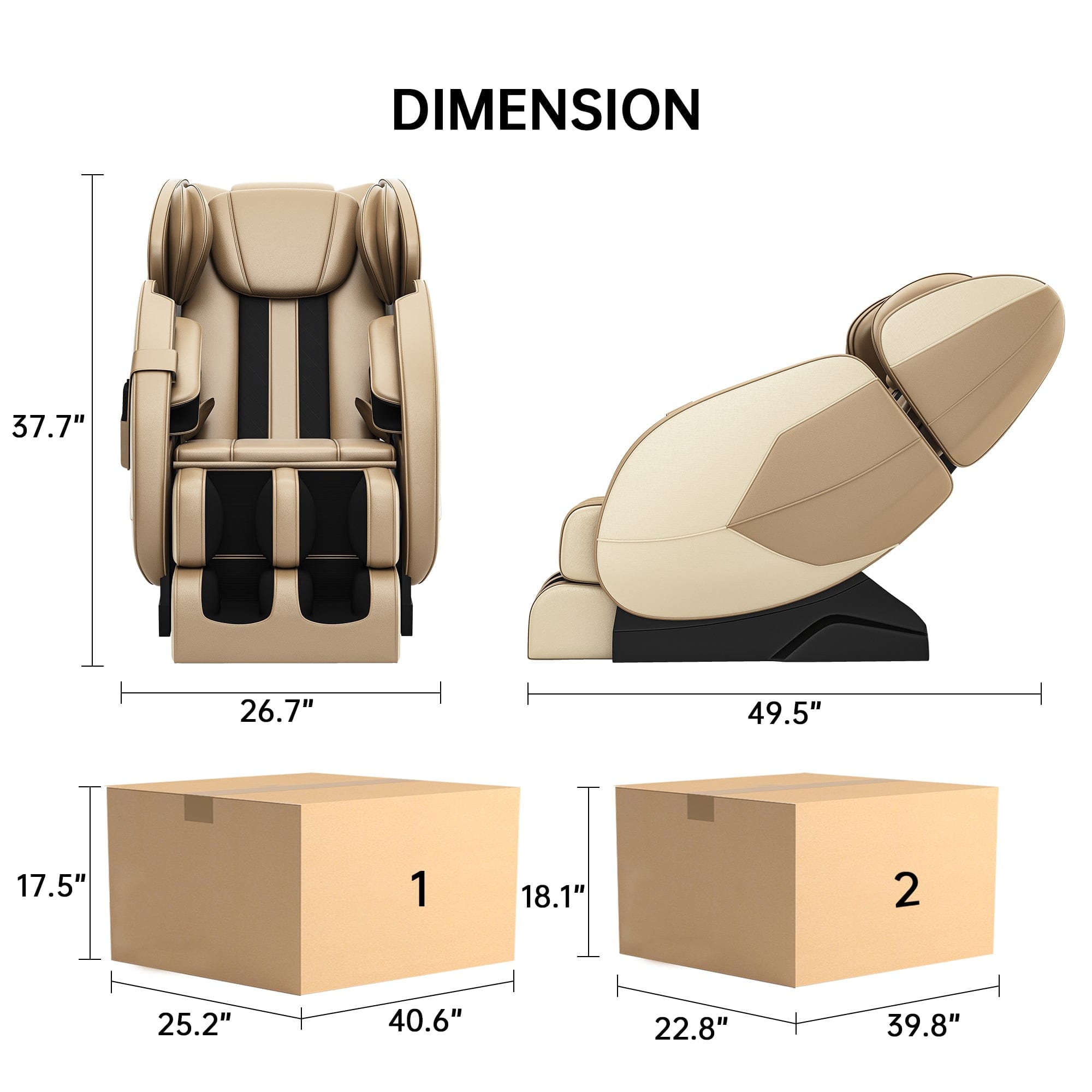MM450 Massage Chair Khaki