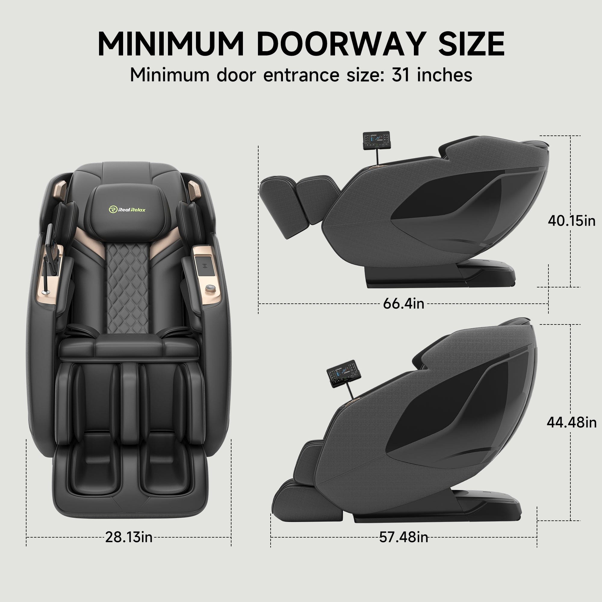 PS5200 4D Massage Chair Black
