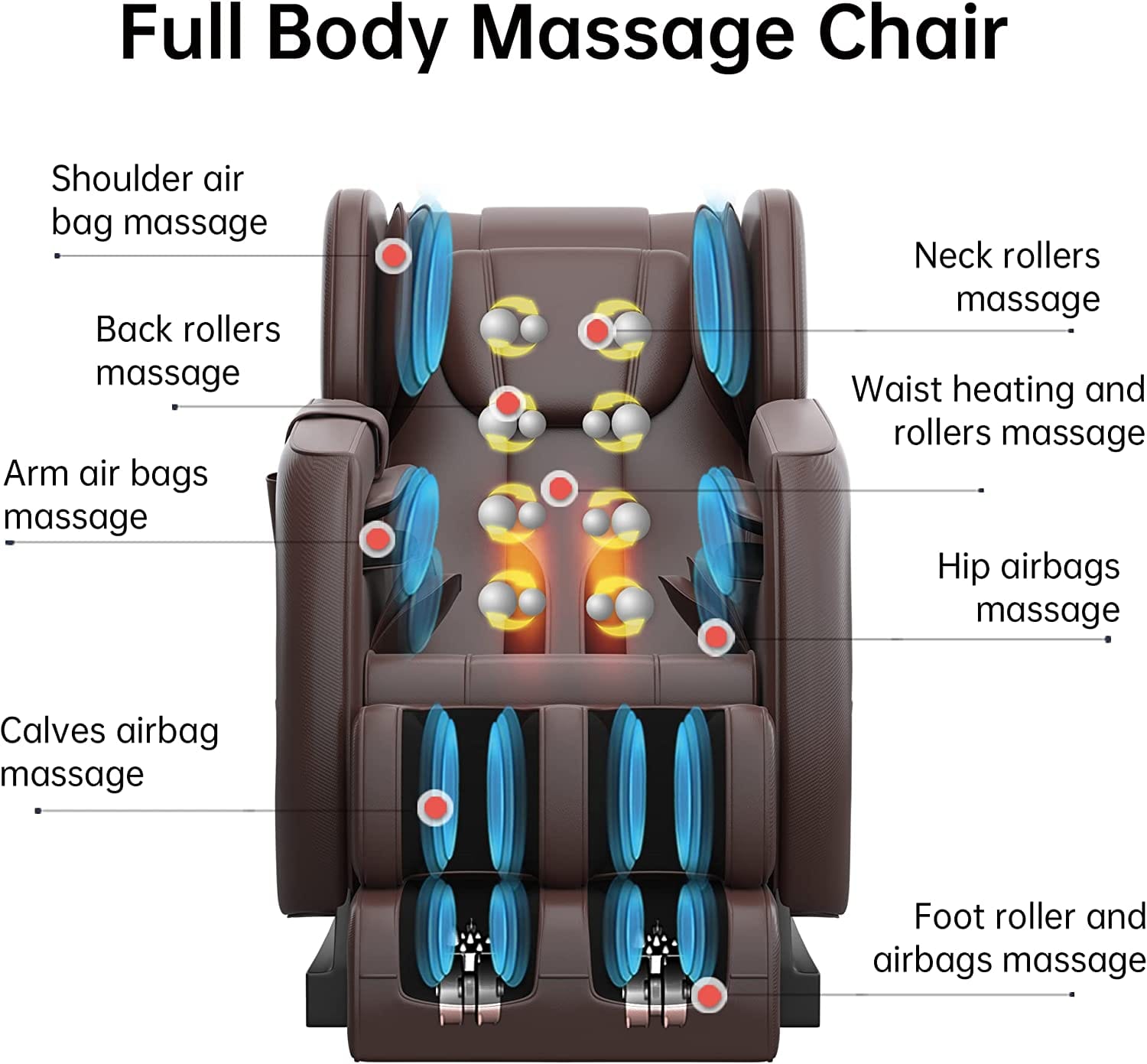 SS01 Massage Chair Brown