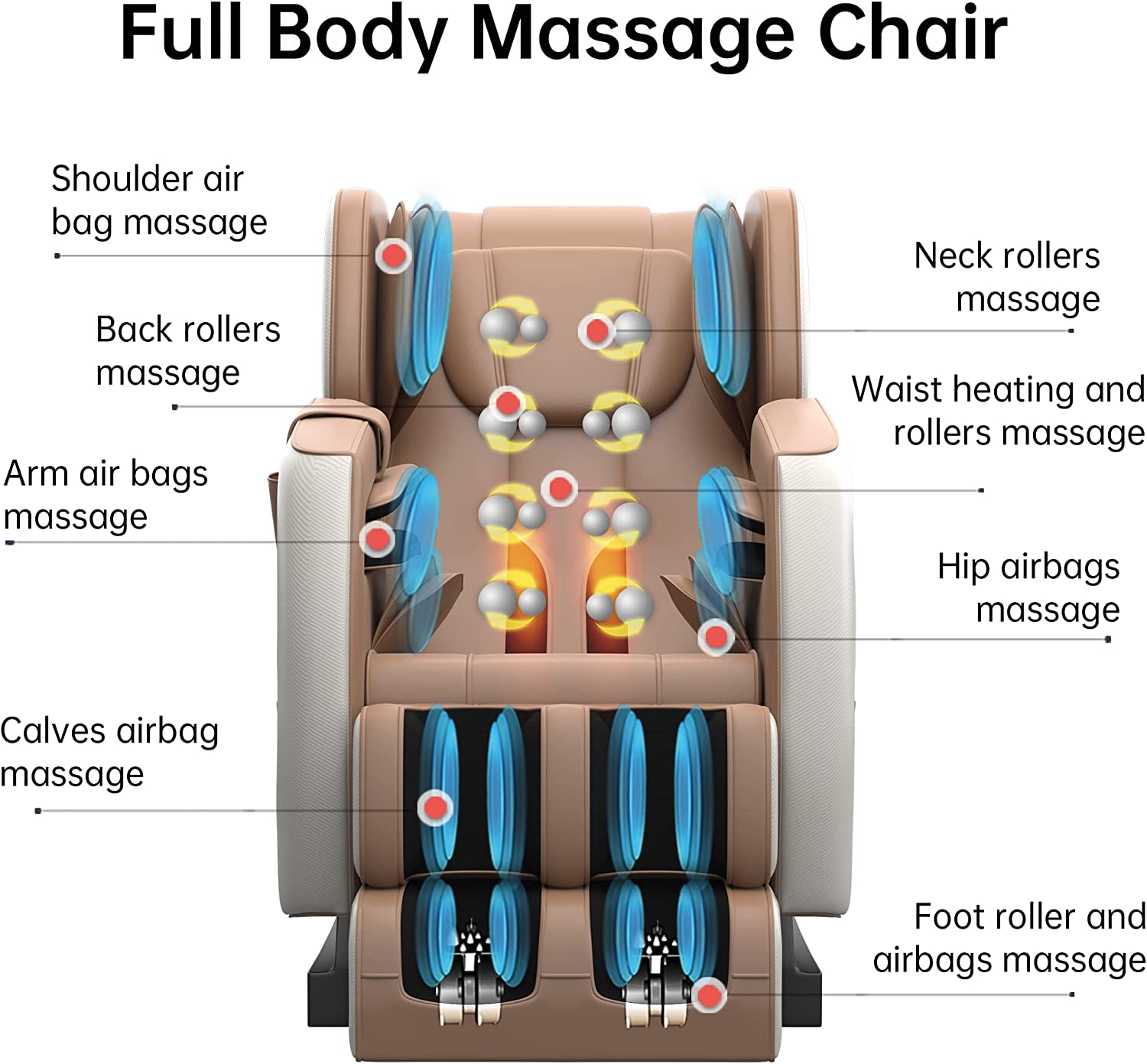 SS01 Massage Chair Khaki