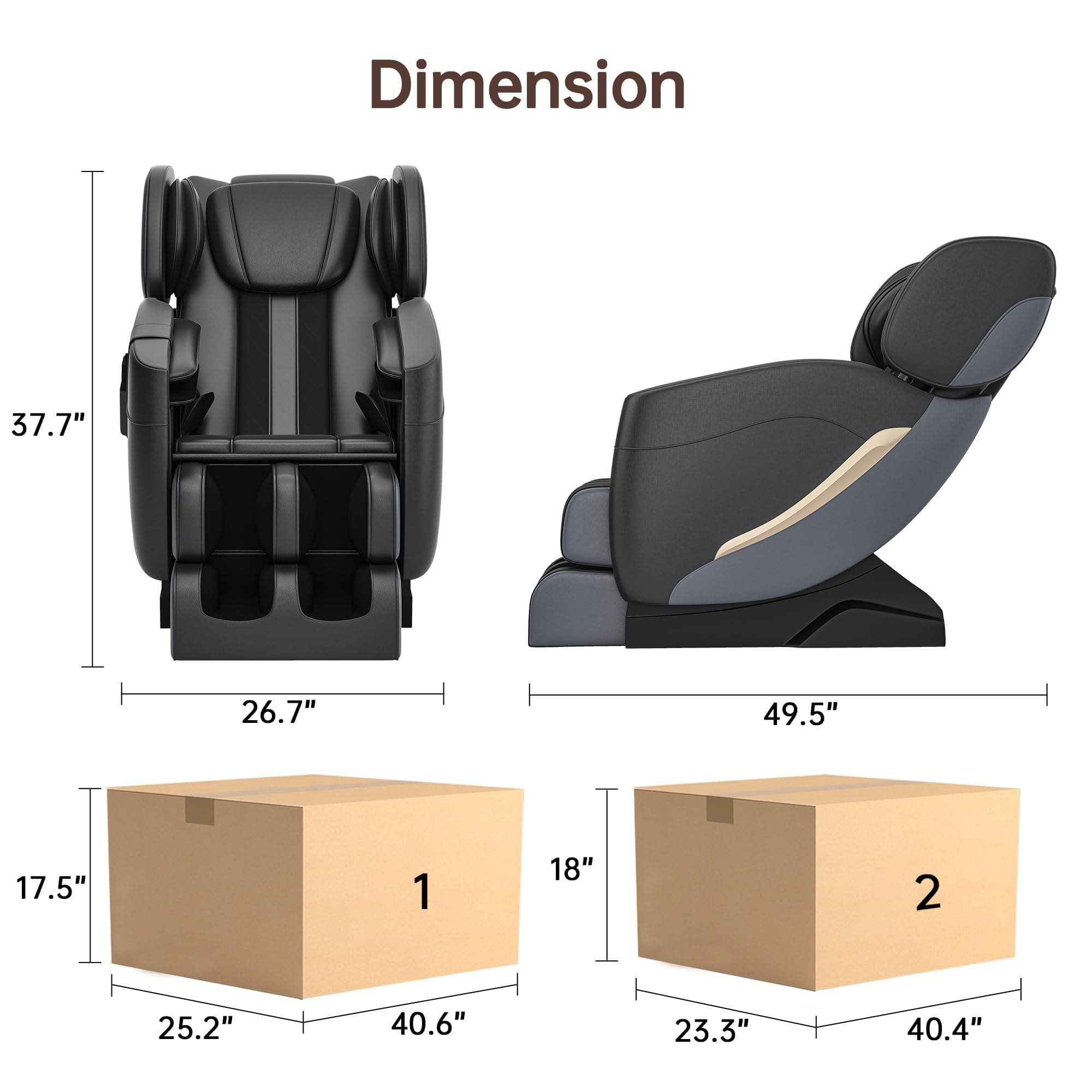 SS05 Massage Chair Black