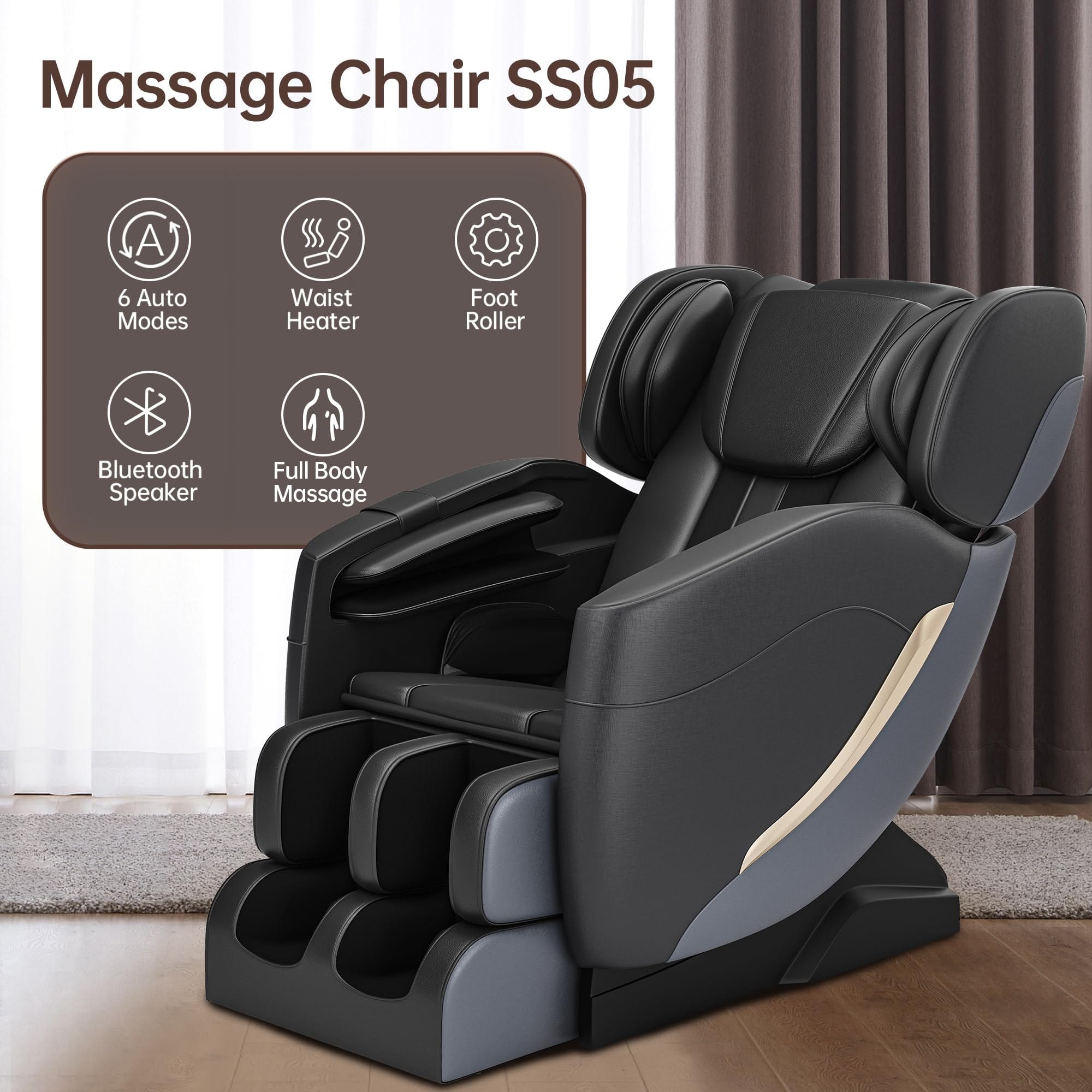 SS05 Massage Chair Black