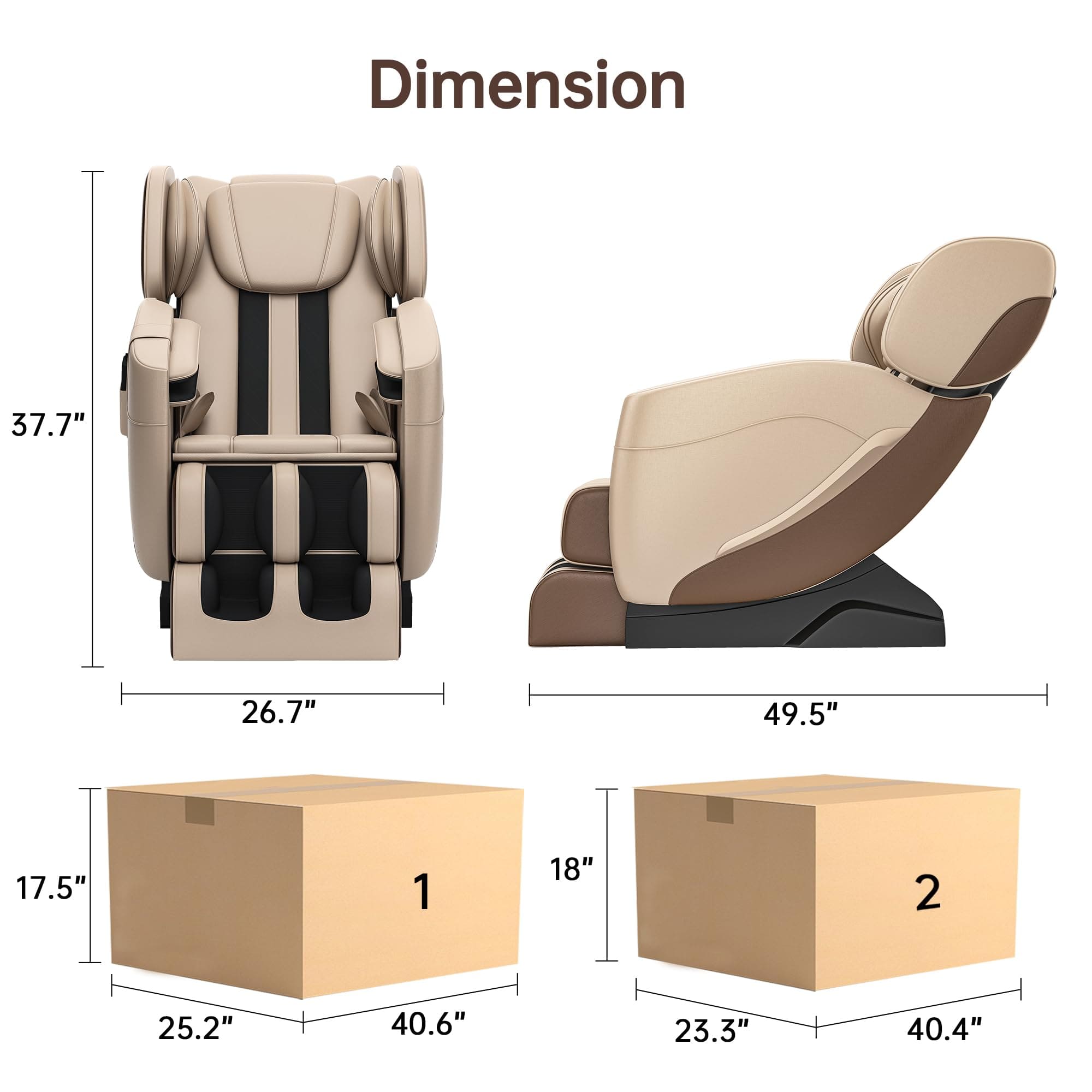 SS05 Massage Chair Khaki