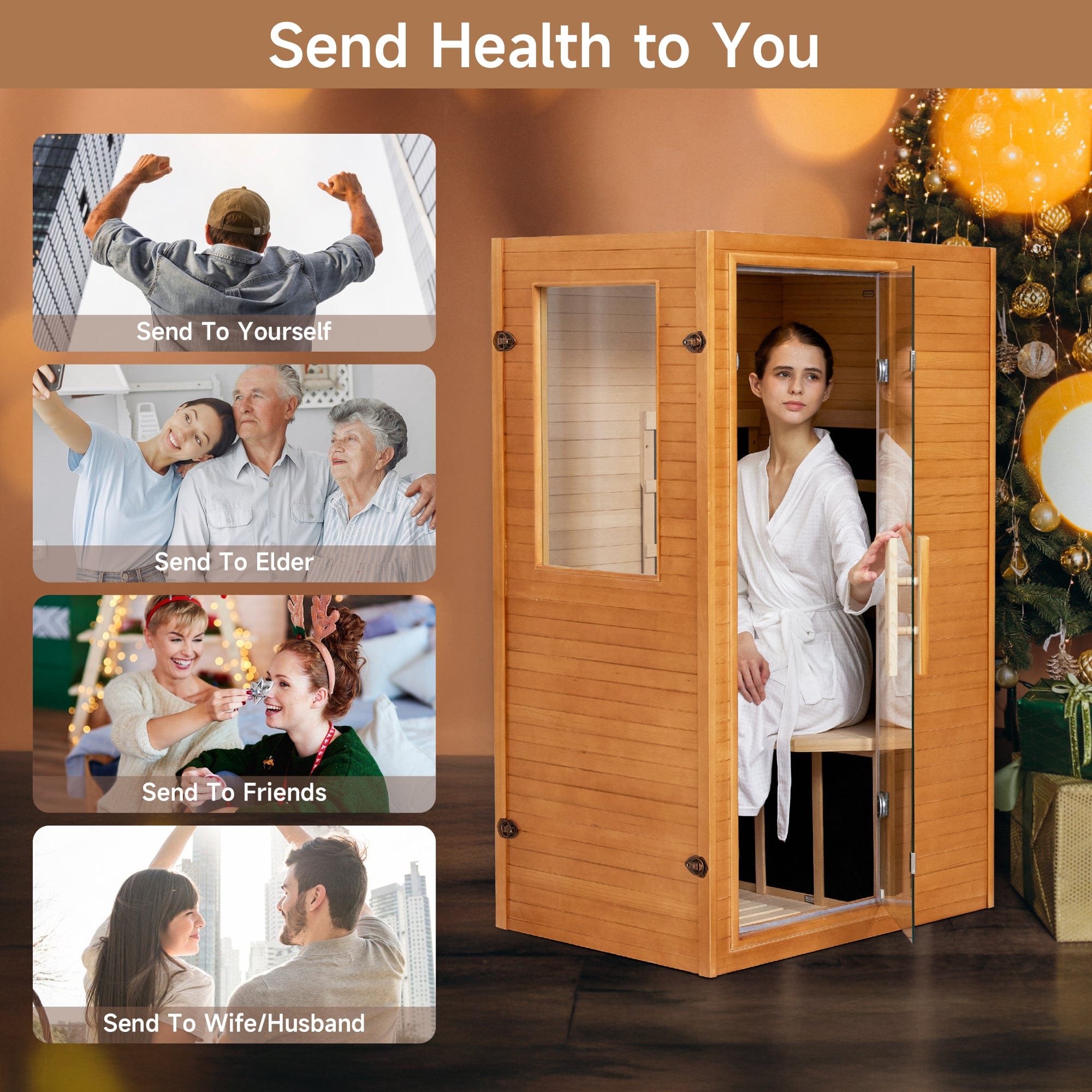 1 Person Infrared Sauna For Indoor