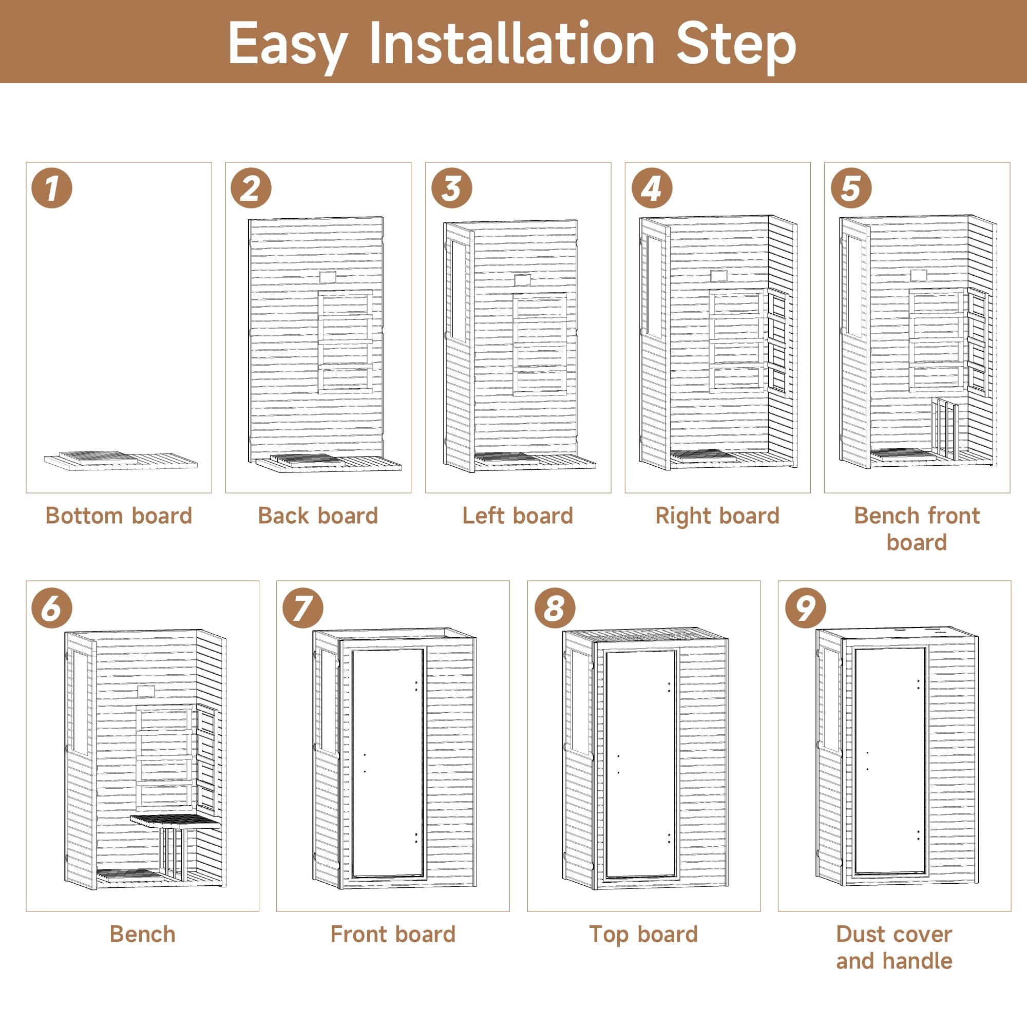 1 Person Infrared Sauna For Indoor