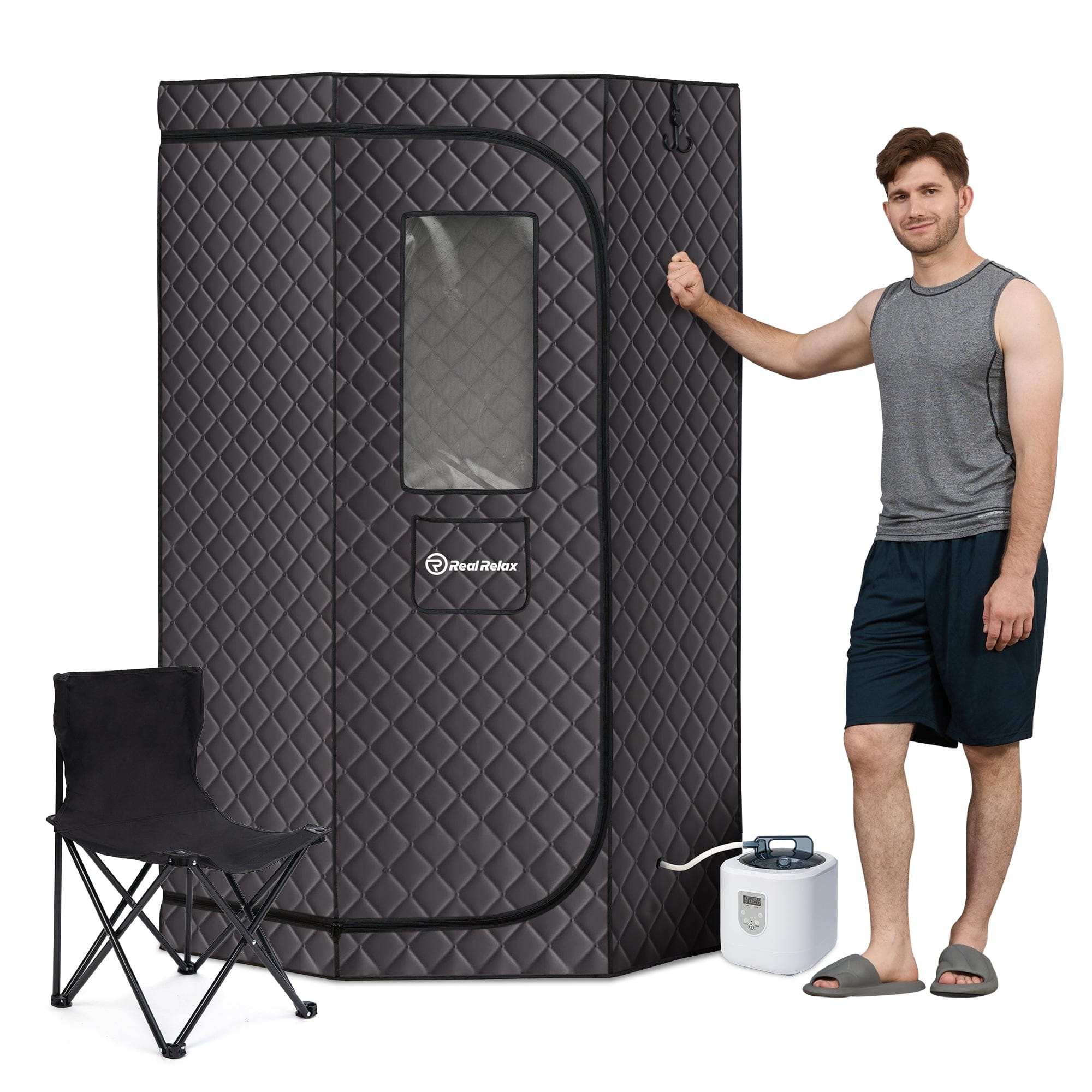 1-2 Person Portable Steam Sauna For Indoor