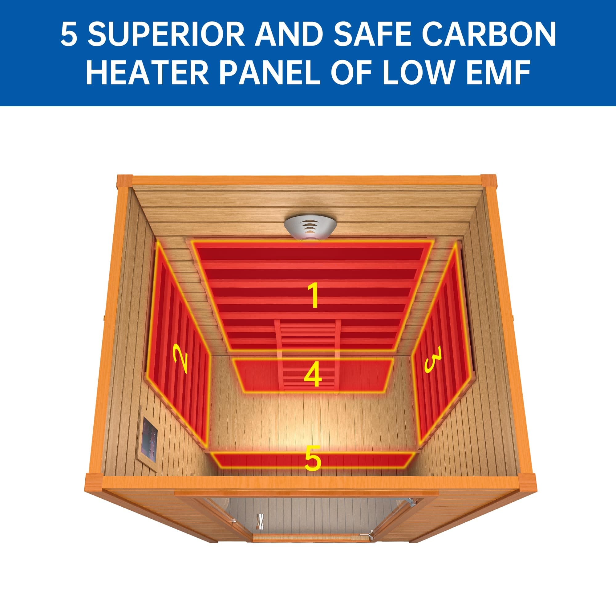 1-2 Person Infrared Sauna For Indoor