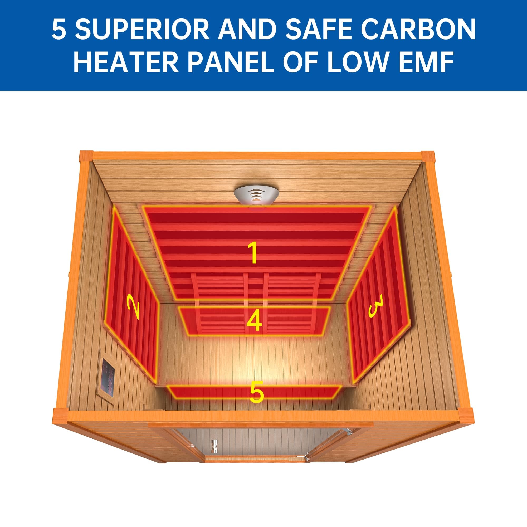 2 Person Infrared Sauna For Indoor